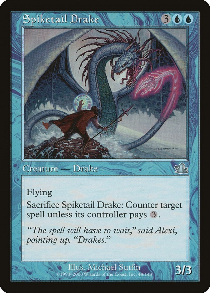 Image for Spiketail Drake (Prophecy) (48) - Magic: The Gathering