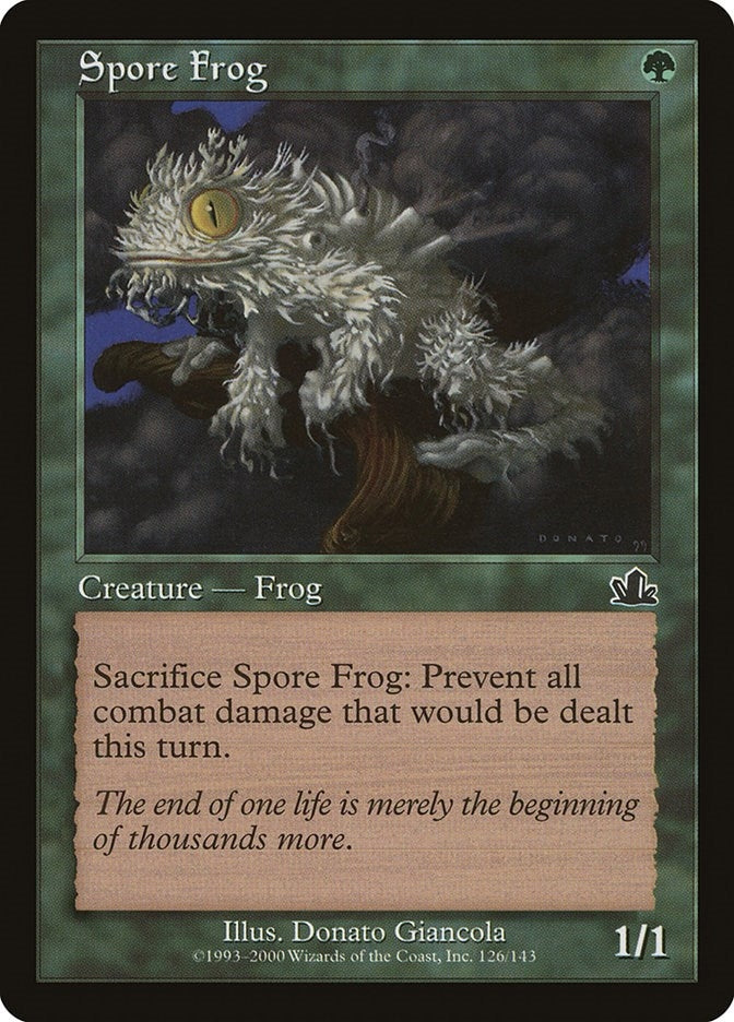 Image for Spore Frog (Prophecy) (126) - Magic: The Gathering