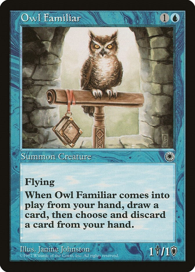 Image for Owl Familiar (Portal) - Magic: The Gathering