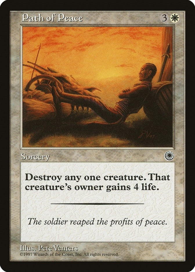 Image for Path of Peace (Portal) - Magic: The Gathering