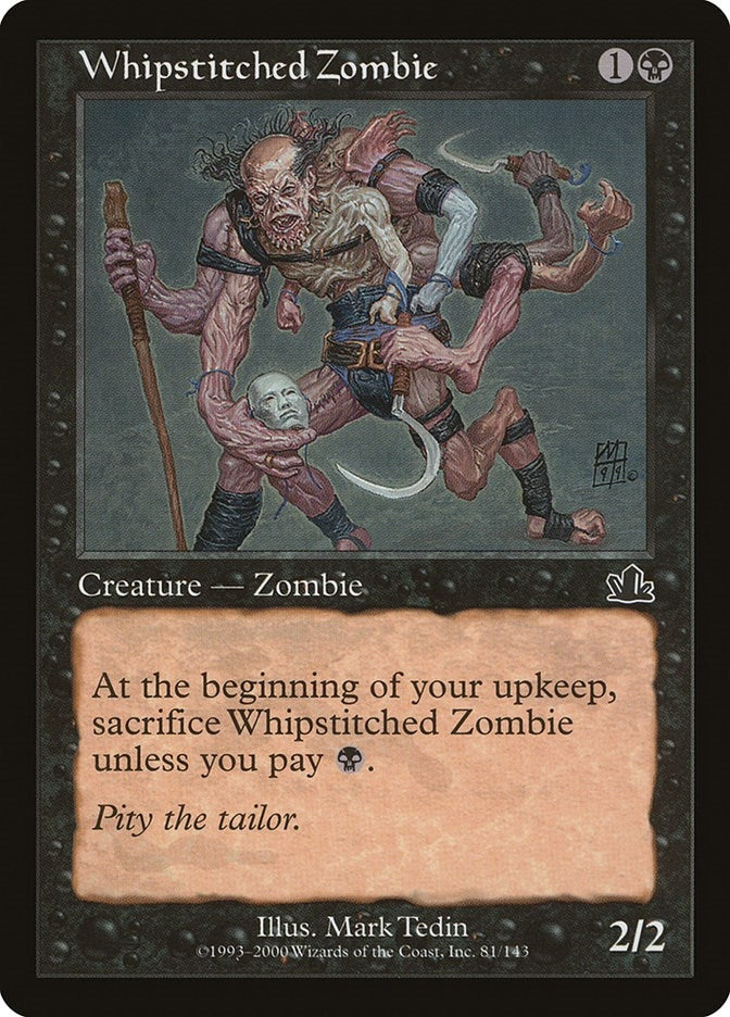 Image for Whipstitched Zombie (Prophecy) (81) - Magic: The Gathering