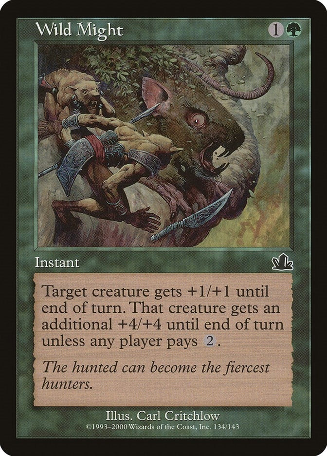 Image for Wild Might (Prophecy) (134) - Magic: The Gathering