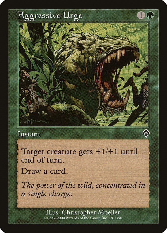 Image for Aggressive Urge (Invasion) (181) - Magic: The Gathering