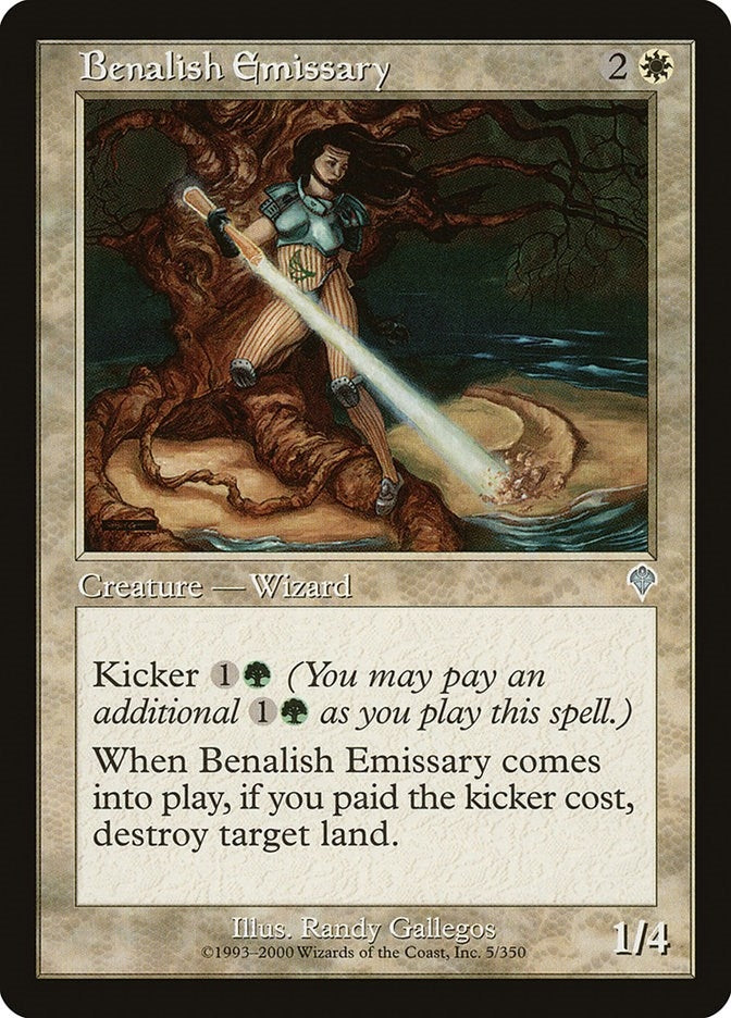 Image for Benalish Emissary (Invasion) (5) - Magic: The Gathering