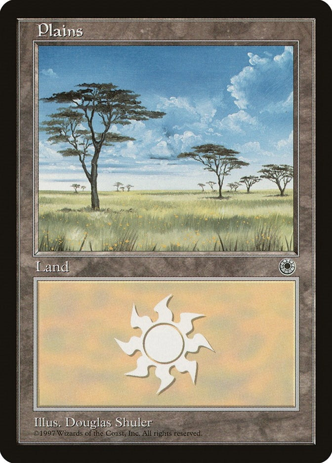 Image for Plains (Clouds Right) (Portal) - Magic: The Gathering