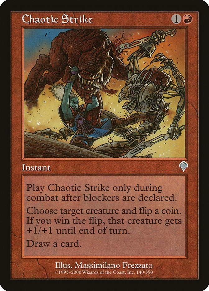 Image for Chaotic Strike (Invasion) (140) - Magic: The Gathering