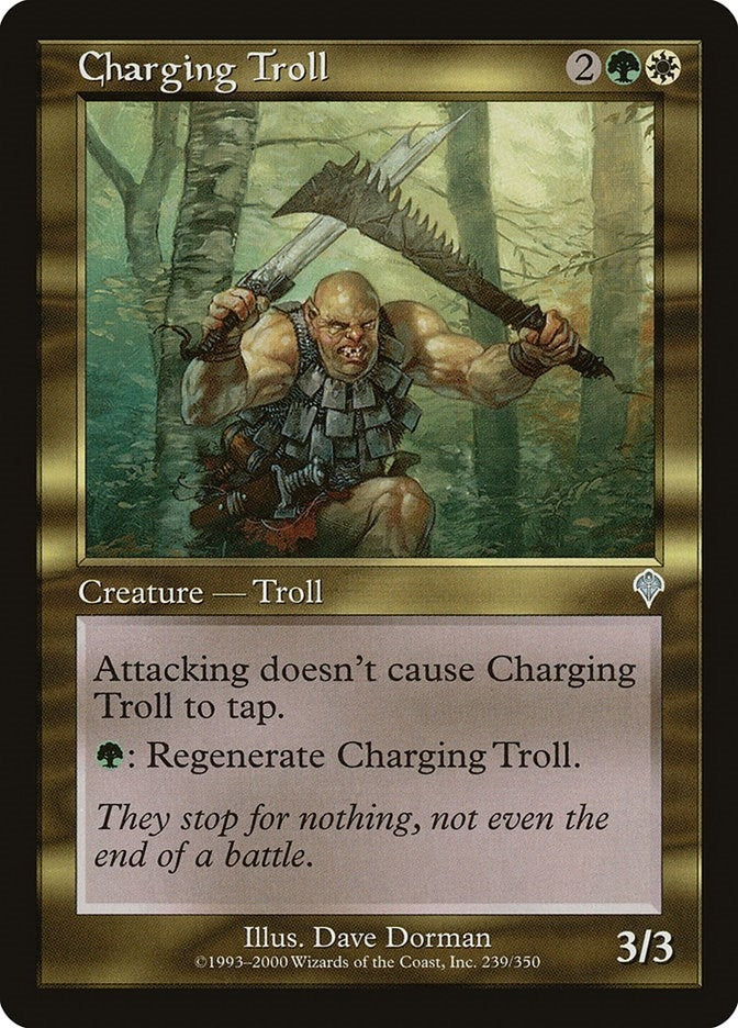 Image for Charging Troll (Invasion) (239) - Magic: The Gathering