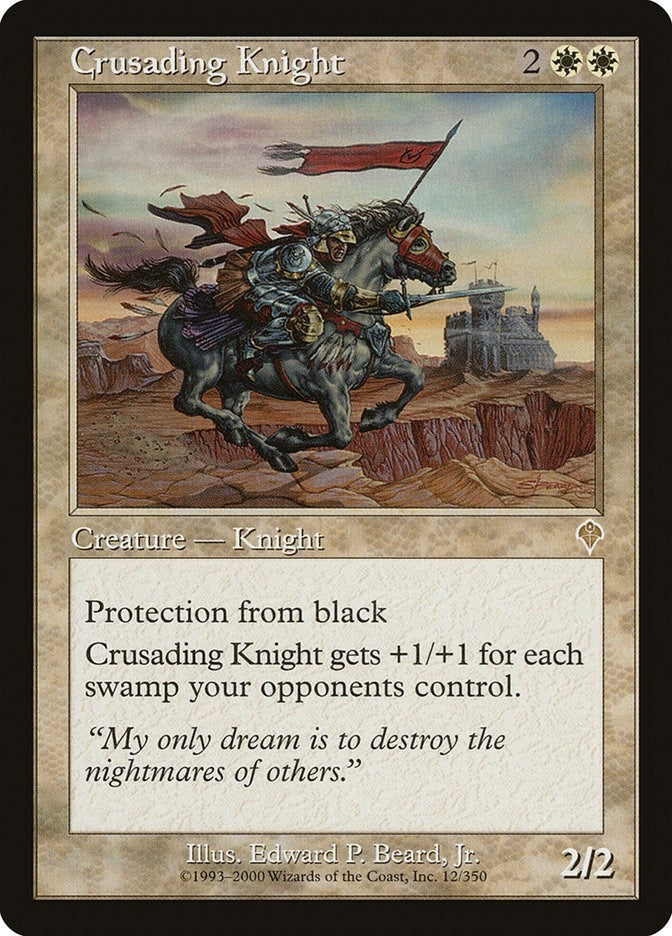 Image for Crusading Knight (Invasion) (12) - Magic: The Gathering