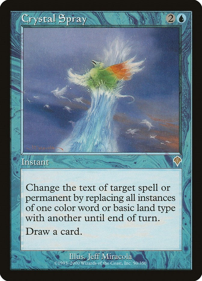 Image for Crystal Spray (Invasion) (50) - Magic: The Gathering
