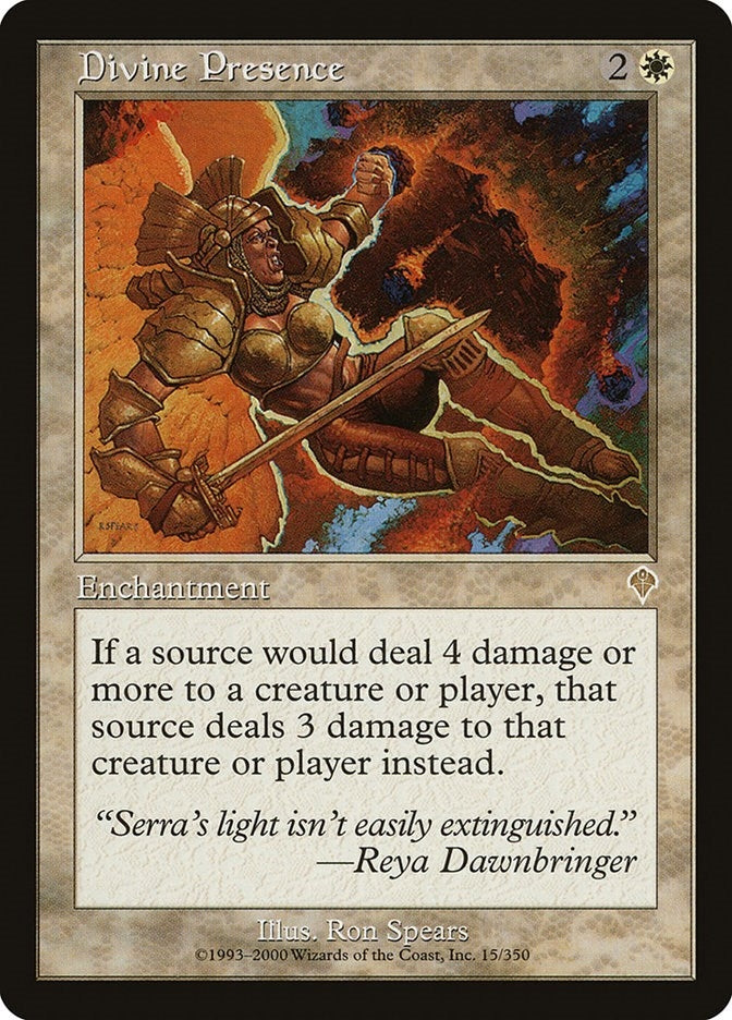 Image for Divine Presence (Invasion) (15) - Magic: The Gathering