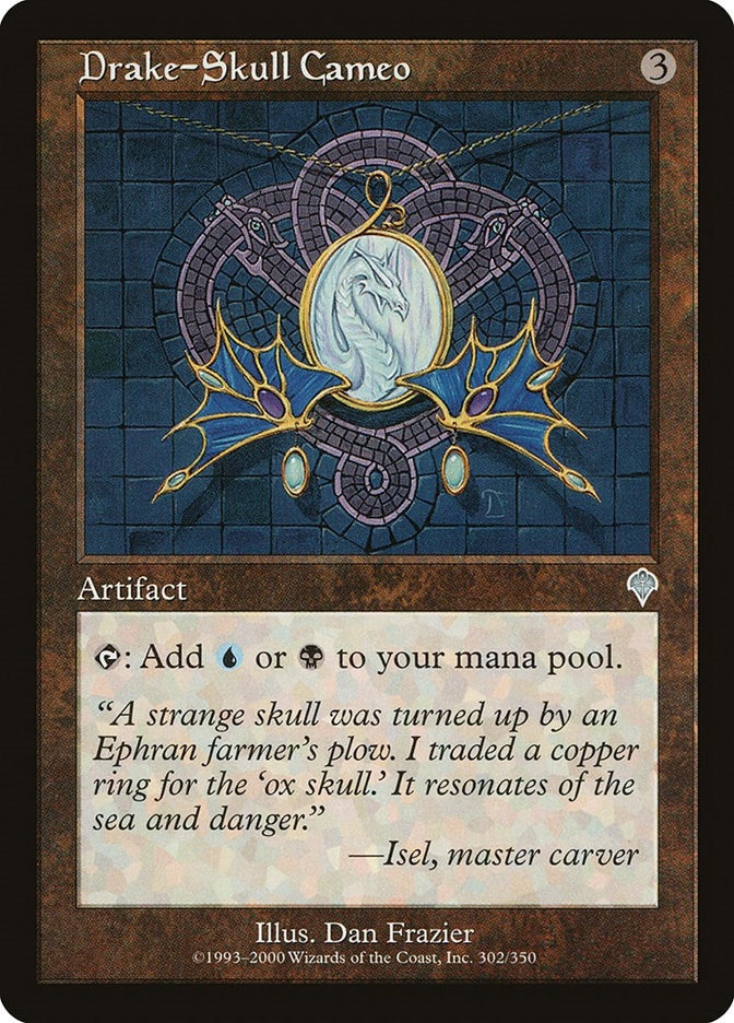 Image for Drake-Skull Cameo (Invasion) (302) - Magic: The Gathering