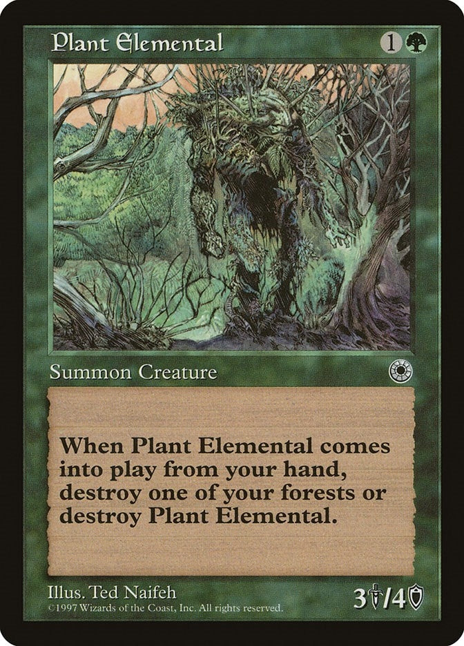 Image for Plant Elemental (Portal) - Magic: The Gathering