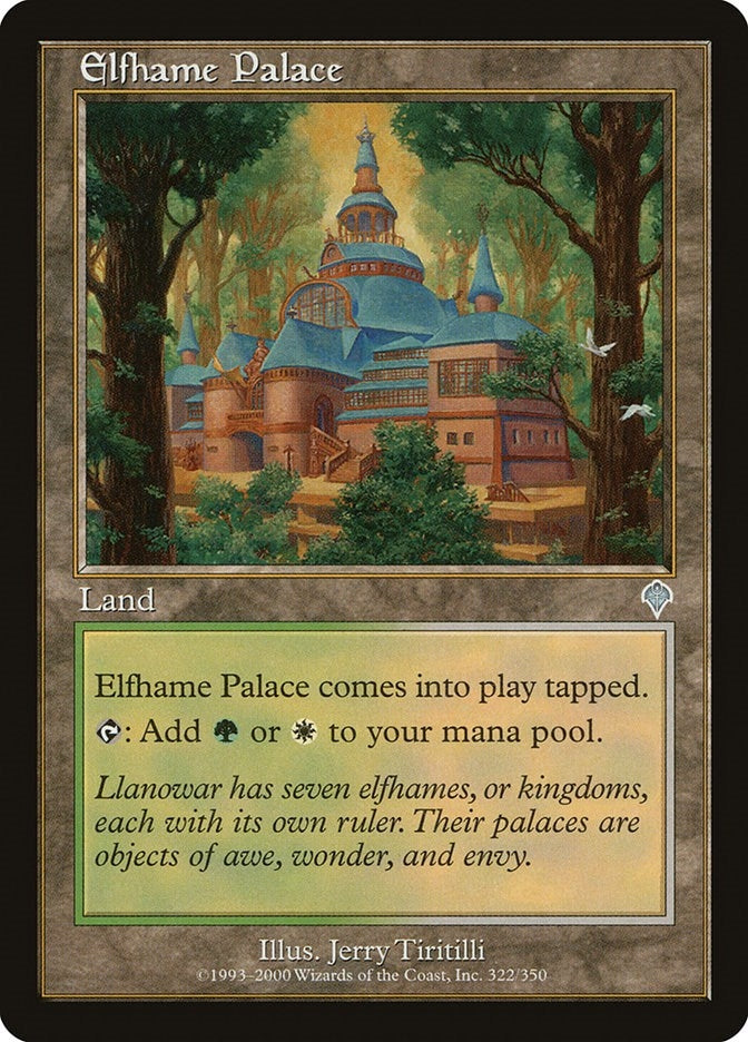 Image for Elfhame Palace (Invasion) (322) - Magic: The Gathering