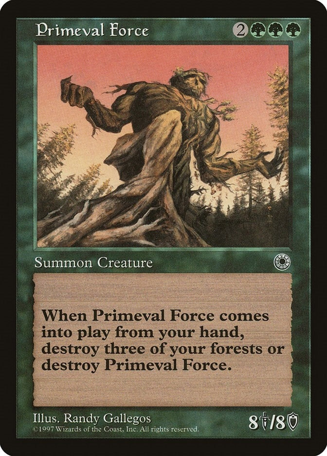 Image for Primeval Force (Portal) - Magic: The Gathering