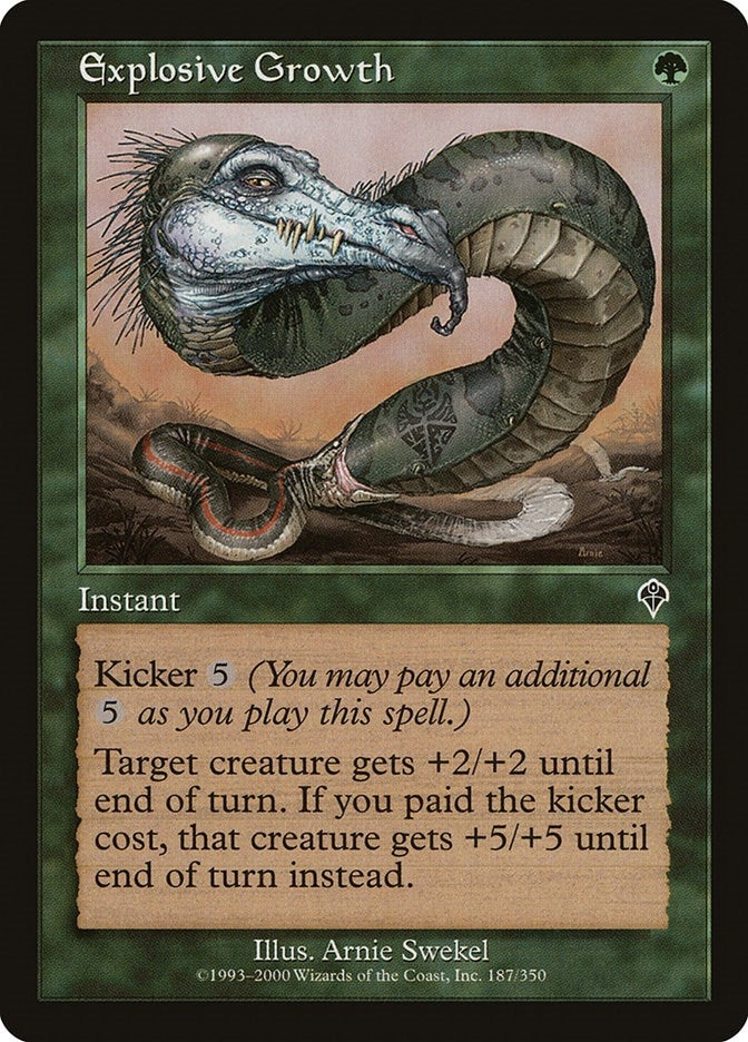 Image for Explosive Growth (Invasion) (187) - Magic: The Gathering