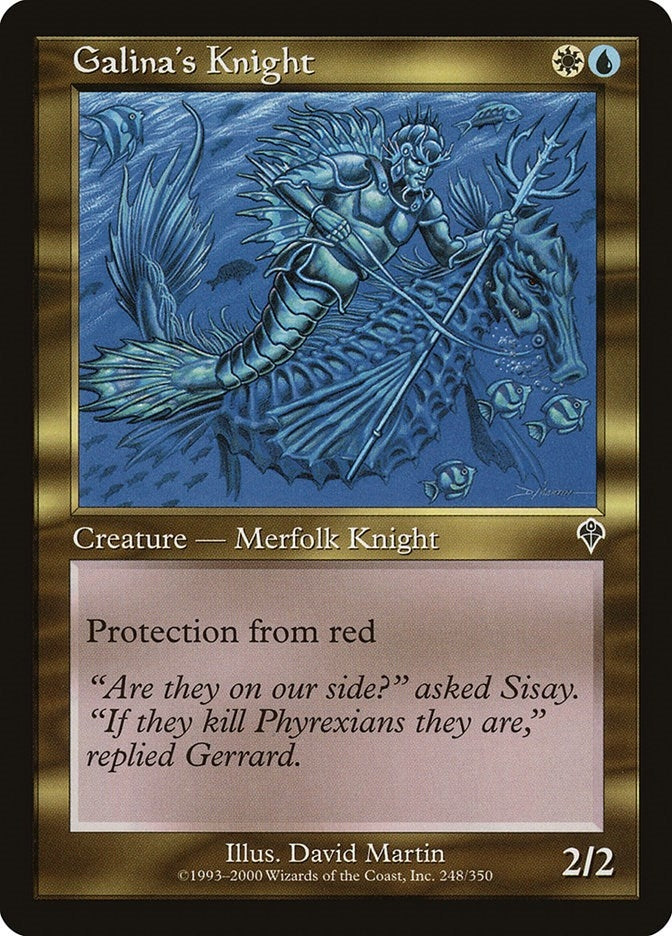 Image for Galina's Knight (Invasion) (248) - Magic: The Gathering