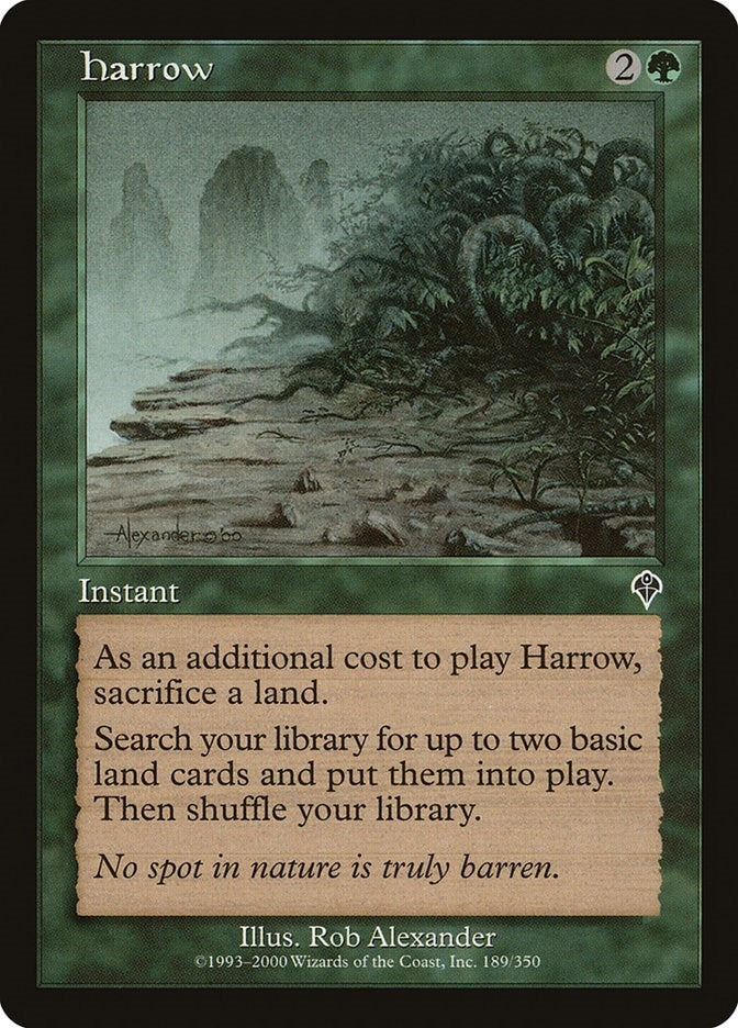 Image for Harrow (Invasion) (189) - Magic: The Gathering