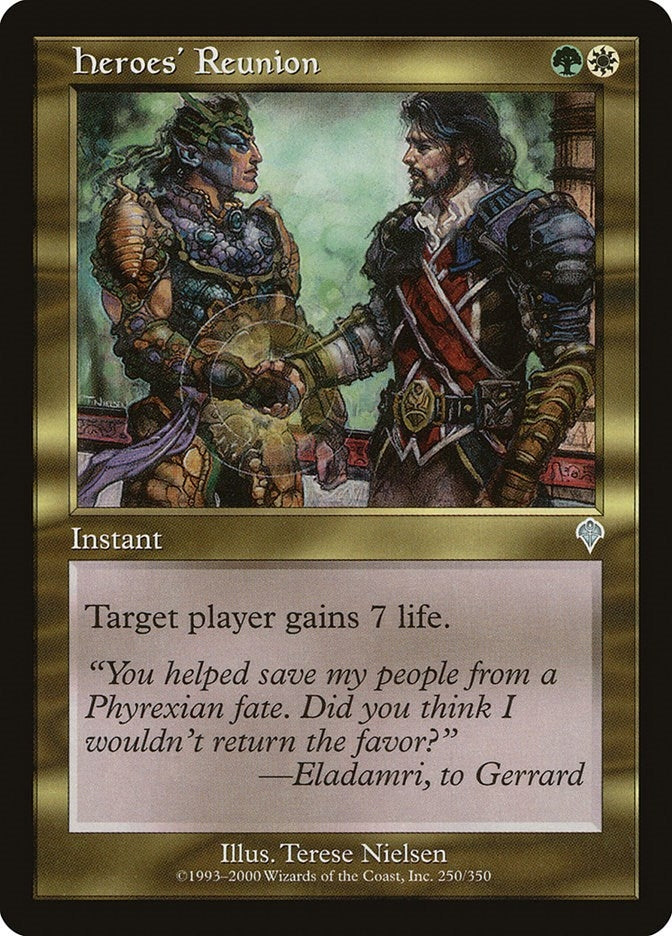 Image for Heroes' Reunion (Invasion) (250) - Magic: The Gathering