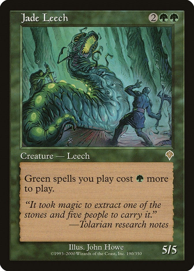 Image for Jade Leech (Invasion) (190) - Magic: The Gathering