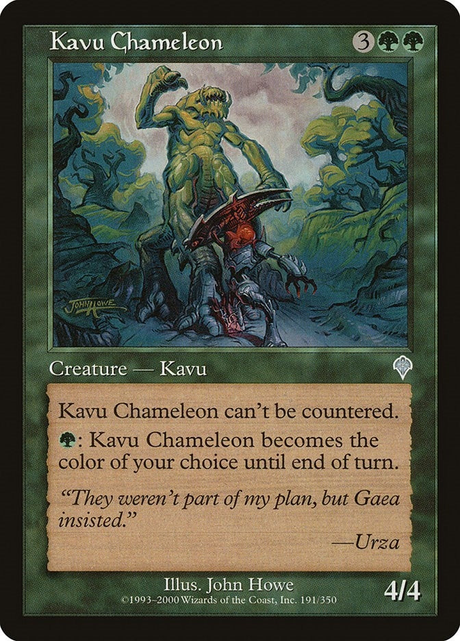 Image for Kavu Chameleon (Invasion) (191) - Magic: The Gathering