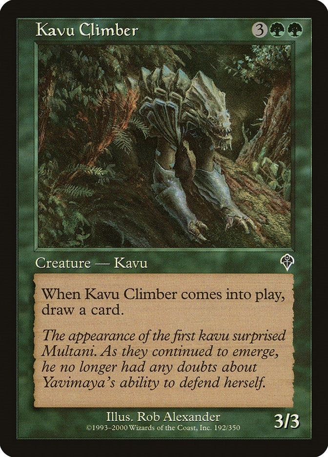 Image for Kavu Climber (Invasion) (192) - Magic: The Gathering