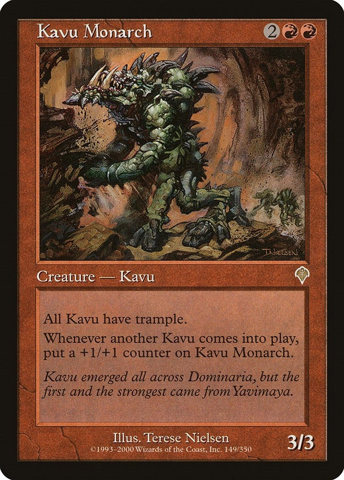 Image for Kavu Monarch (Invasion) (149) - Magic: The Gathering
