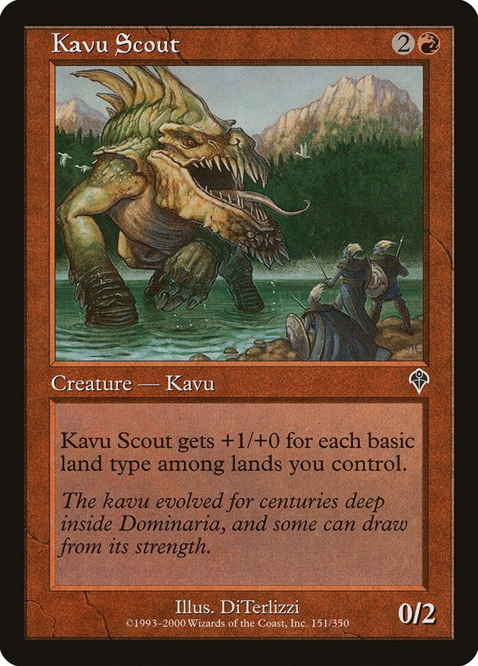 Image for Kavu Scout (Invasion) (151) - Magic: The Gathering