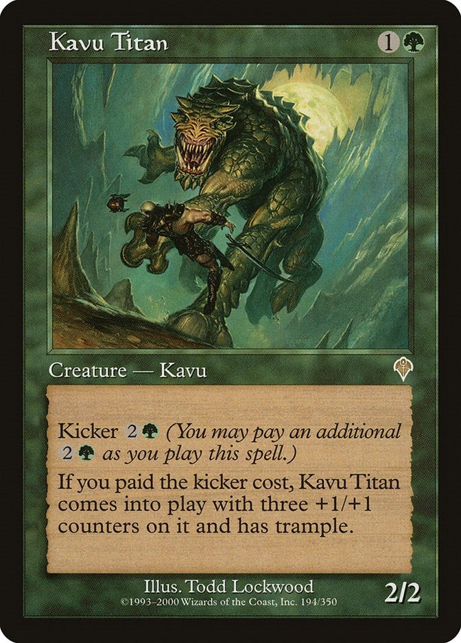 Image for Kavu Titan (Invasion) (194) - Magic: The Gathering