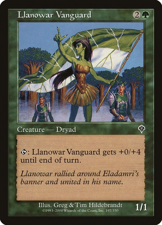 Image for Llanowar Vanguard (Invasion) (197) - Magic: The Gathering