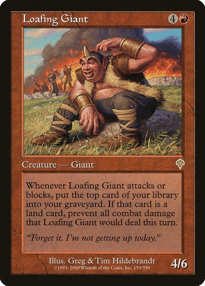 Image for Loafing Giant (Invasion) (153) - Magic: The Gathering