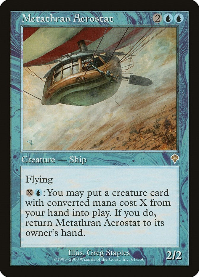 Image for Metathran Aerostat (Invasion) (61) - Magic: The Gathering