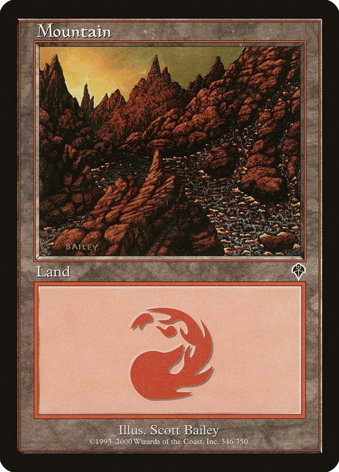 Image for Mountain (346) (Invasion) (346) - Magic: The Gathering