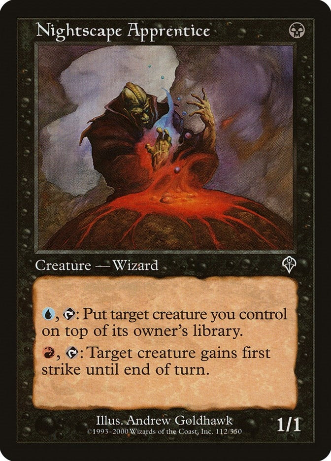 Image for Nightscape Apprentice (Invasion) (112) - Magic: The Gathering