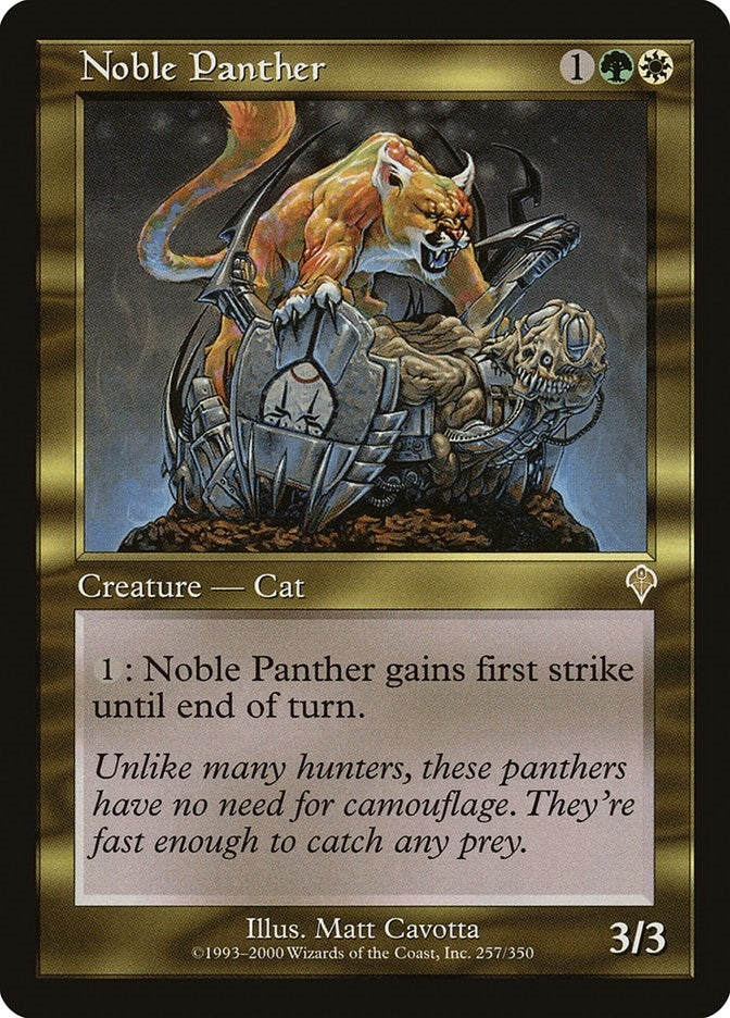 Image for Noble Panther (Invasion) (257) - Magic: The Gathering
