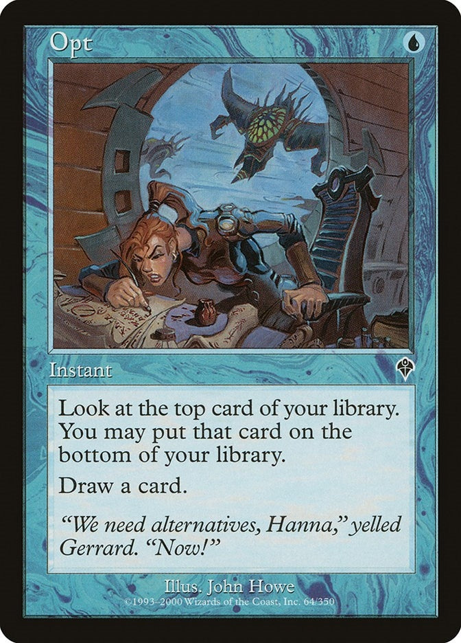 Image for Opt (Invasion) (64) - Magic: The Gathering