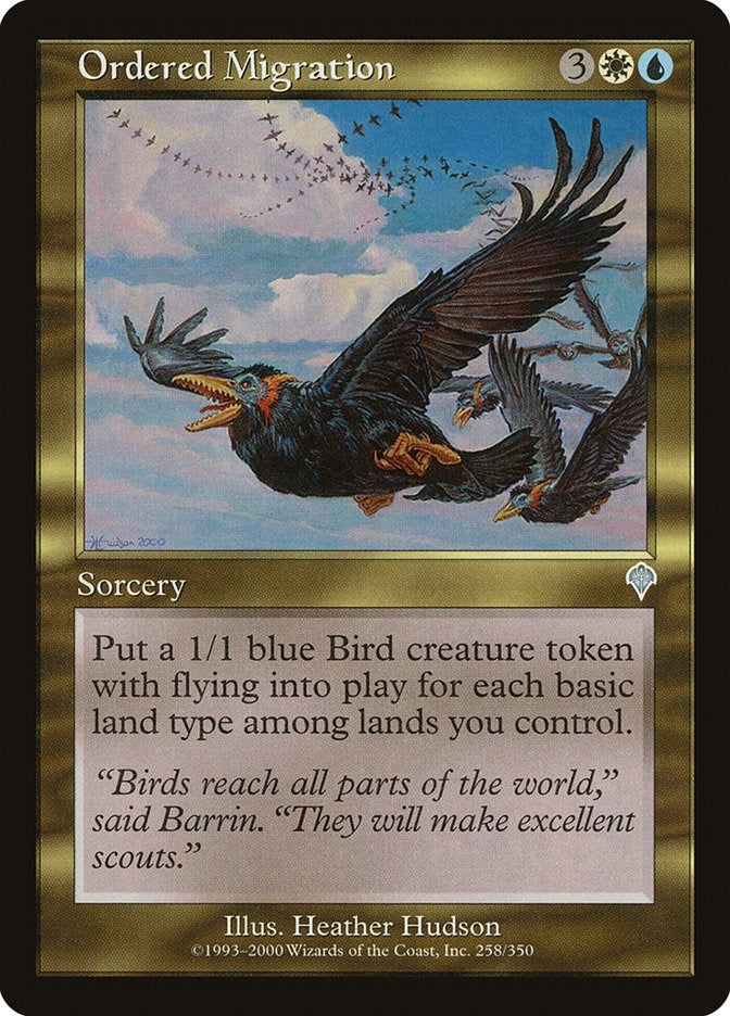 Image for Ordered Migration (Invasion) (258) - Magic: The Gathering