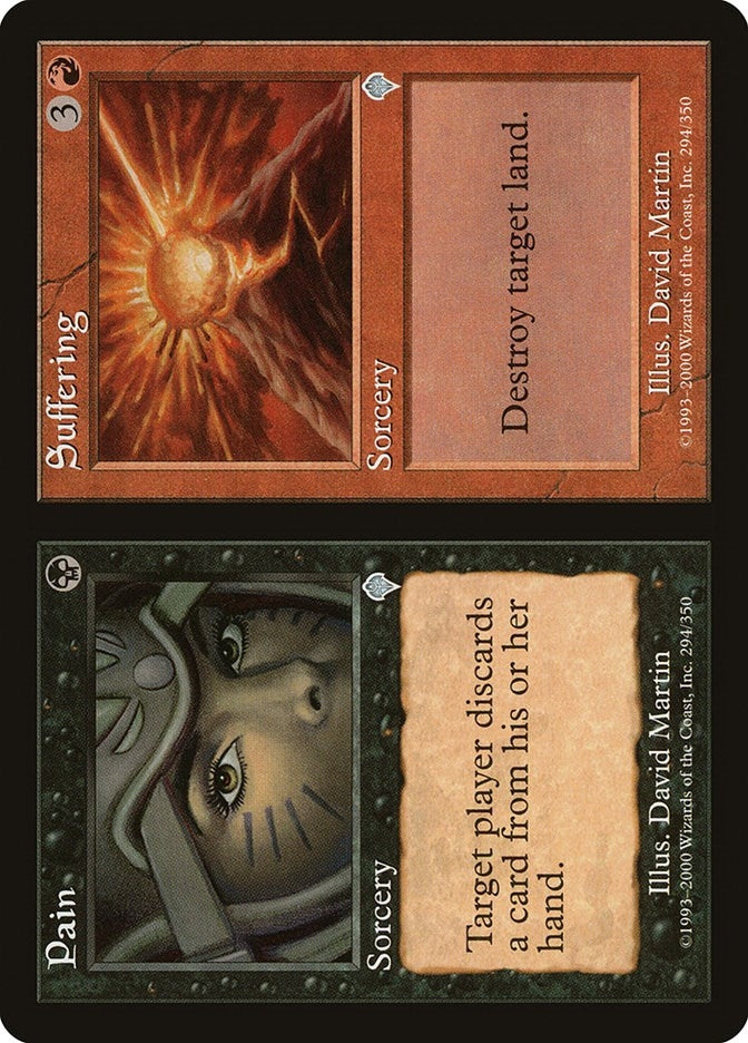 Image for Pain // Suffering (Invasion) (294) - Magic: The Gathering