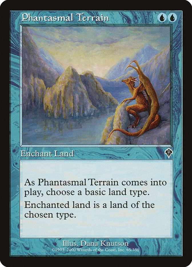 Image for Phantasmal Terrain (Invasion) (65) - Magic: The Gathering