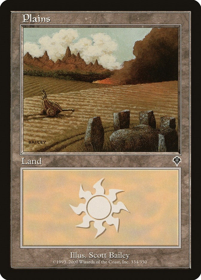 Image for Plains (334) (Invasion) (334) - Magic: The Gathering