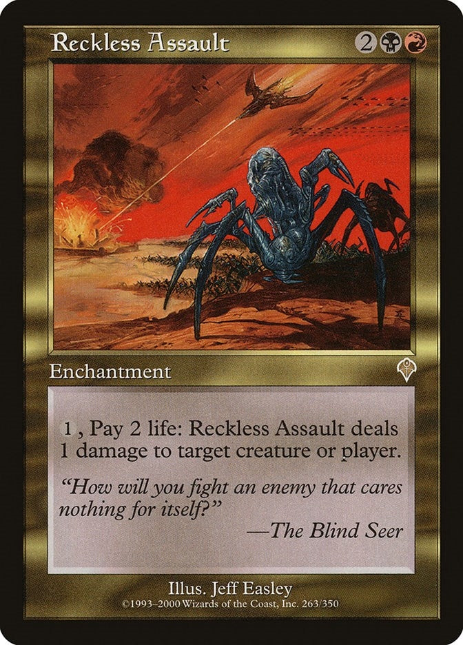 Image for Reckless Assault (Invasion) (263) - Magic: The Gathering