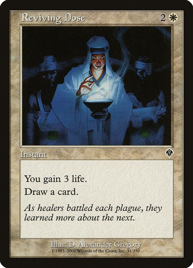 Image for Reviving Dose (Invasion) (31) - Magic: The Gathering
