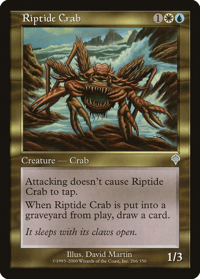 Image for Riptide Crab (Invasion) (266) - Magic: The Gathering