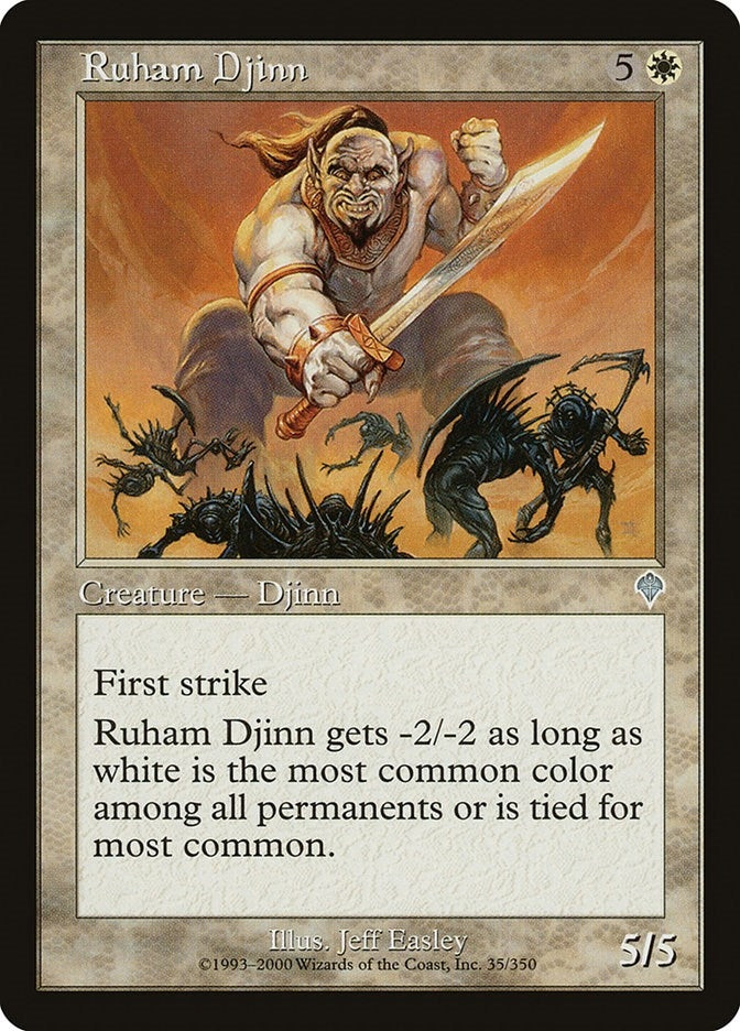 Image for Ruham Djinn (Invasion) (35) - Magic: The Gathering