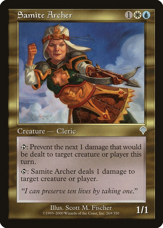 Image for Samite Archer (Invasion) (269) - Magic: The Gathering