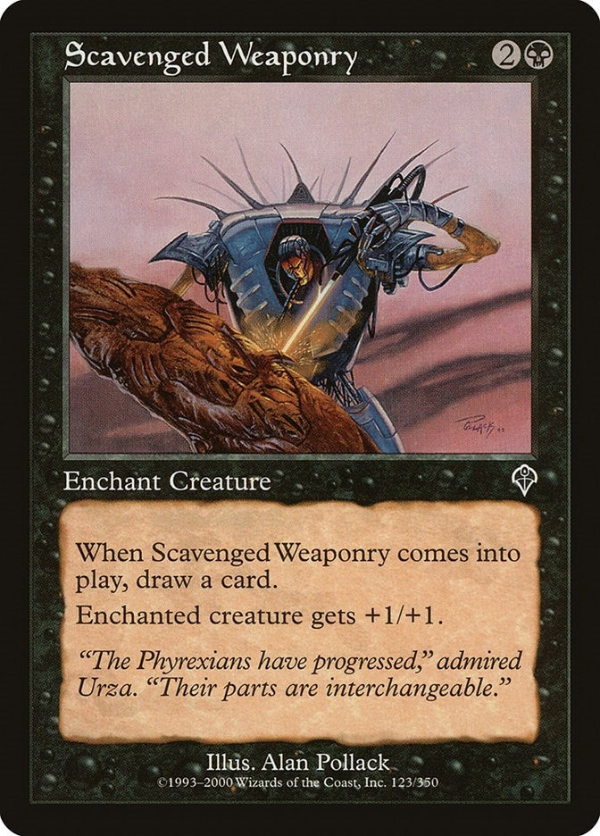 Image for Scavenged Weaponry (Invasion) (123) - Magic: The Gathering