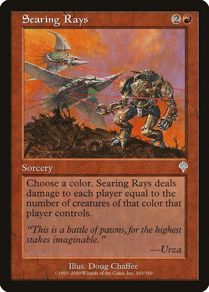 Image for Searing Rays (Invasion) (165) - Magic: The Gathering