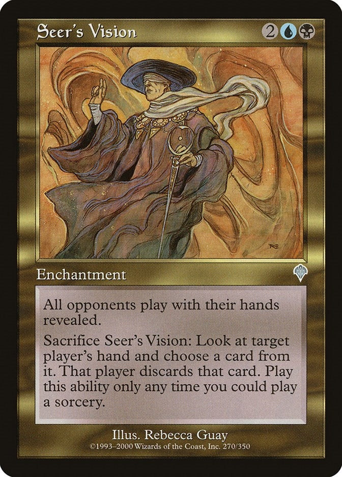 Image for Seer's Vision (Invasion) (270) - Magic: The Gathering
