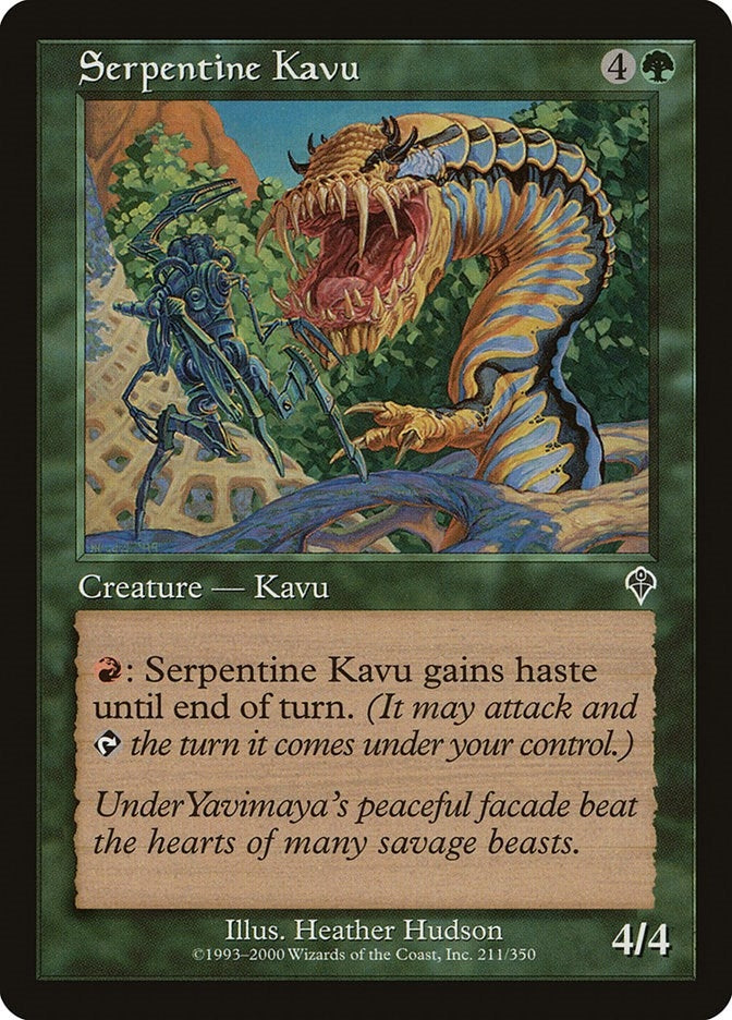 Image for Serpentine Kavu (Invasion) (211) - Magic: The Gathering