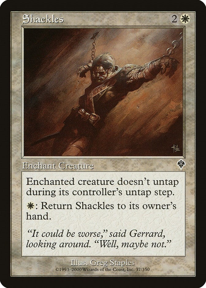 Image for Shackles (Invasion) (37) - Magic: The Gathering