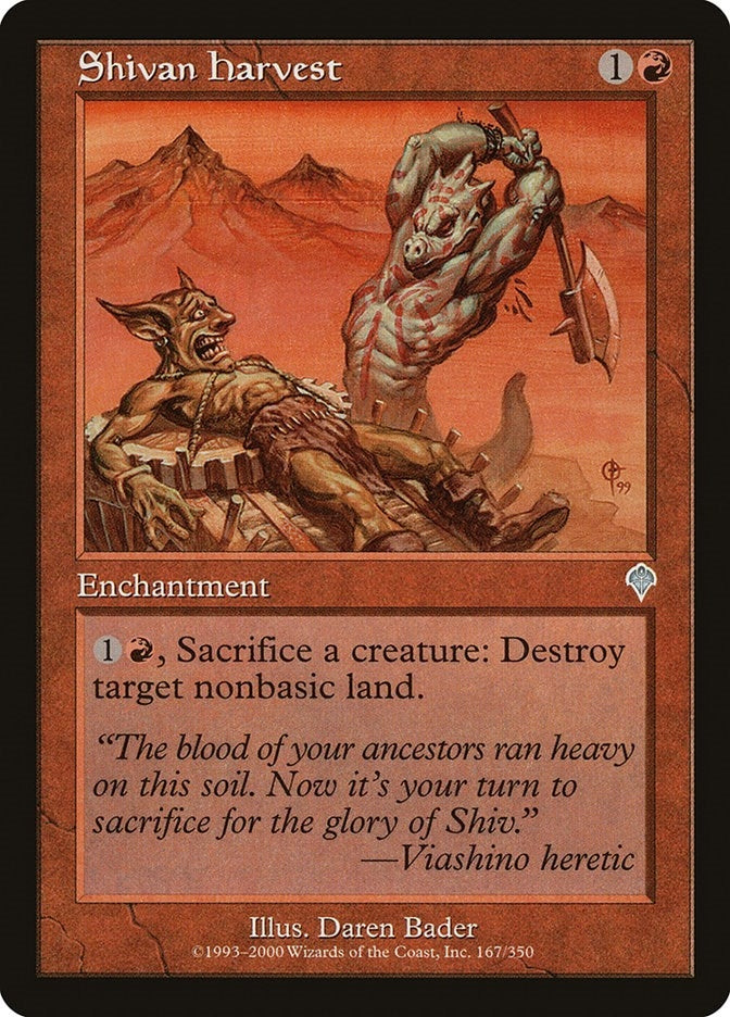 Image for Shivan Harvest (Invasion) (167) - Magic: The Gathering